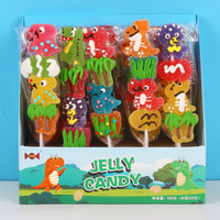 Heerlijke Cartoon Dierlijke Vorm Snoepjes Fruitige Smaak Kerst Lolly Zachte Snoep Jelly Gummies
