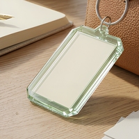 Transparenter Acryl-Foto-Schlüsselanhänger, Bilderrahmen-Schlüsselring, Individueller Bildhalter für Geschenke und Werbung