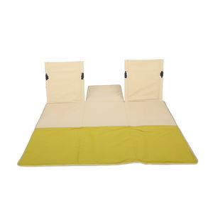 Silla plegable para césped de doble Persona, silla de playa plegable, reclinable para <span class=keywords><strong>el</strong></span> sol, silla de salón de playa, respaldo, silla de playa plegable - Product Image 2