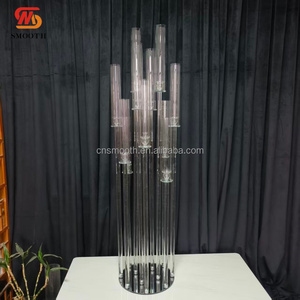SMS Modern Wedding Props - Candelabro <span class=keywords><strong>de</strong></span> Cristal <span class=keywords><strong>de</strong></span> 150 cm <span class=keywords><strong>de</strong></span> Altura con 12 Brazos, Centro <span class=keywords><strong>de</strong></span> <span class=keywords><strong>Mesa</strong></span> <span class=keywords><strong>para</strong></span> Decoración <span class=keywords><strong>de</strong></span> Hoteles y Hogares - Product Image 3