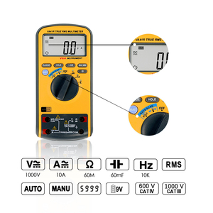 เครื่องวิเคราะห์จอ LCD รุ่น VA41R True RMS 5999 ค่า แสดงผลอัตโนมัติ วัดแรงดัน วัดความต้านทาน วัดความต่อเนื่อง วัดค่าความจุ 1000V 10A - Product Image 2