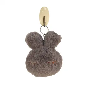 Kawayi rabbit stuffed toy plush soft keychain custom made toys