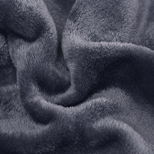 Flannel Fleece Blanket <strong>Throw</strong> Size, All Season Lightweight <strong>Super</strong> Soft Cozy Blanket for <strong>Bed</strong> or Couch, Dark Gray - Product Image 4