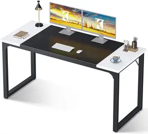 Petit bureau en bois avec pieds en métal, personnalisé, à bas prix, ordinateur de bureau, maison