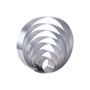 Ventes chaudes, anneaux à gâteau en acier inoxydable de qualité alimentaire, écologiques, hauteur réglable 5/10 cm, pour petits gâteaux mousse, outils - Product Image 6