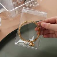 Sacs d'emballage de bijoux transparents multidimensionnels, sac auto-scellant en Pvc Anti-oxydation
