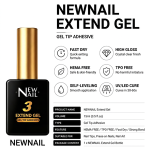 Nuevo <span class=keywords><strong>Kit</strong></span> de <span class=keywords><strong>Uñas</strong></span> de <span class=keywords><strong>Gel</strong></span> UV <span class=keywords><strong>X</strong></span> Glue 2025 de Diseñador con Preparador y Primer, Logotipo Personalizado, Sin Olor, 15ml, Envase Vegano Ecológico - Product Image 5