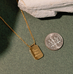 Inspire Jewelry Nuevo diseño creativo Acero inoxidable I Am The Storm Collar Carta Colgante Aniversario Desgaste Joyería para Unisex - Product Image 6