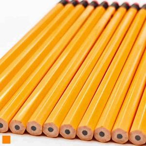 Vente en gros de bois emballé dans des caisses en bois # 2 crayons HB pré-affûtés jaunes en vrac, cadeaux promotionnels personnalisés - Product Image 6