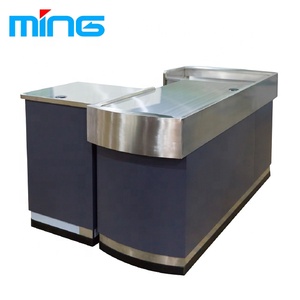 Mostrador de pago de <span class=keywords><strong>supermercado</strong></span> y tienda de conveniencia para Estación de cajero minorista y de comestibles - Product Image 2