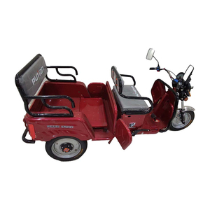 Closed <b>24V</b> Tricycle <b>Battery</b> Powered Pedicab Rickshaw for the Passenger Adult - Product Image 1