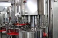 Machine à eau et à thé automatique à moteur pour bouteilles en plastique, haute précision, haute productivité, emballage de boissons