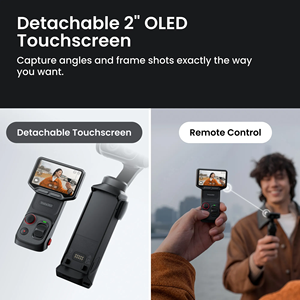 <span class=keywords><strong>Insta360</strong></span> Luna Ultra, Cámara con Gimbal de Doble Lente Leica 8K, CMOS de 1 Pulgada, Batería de 4 Horas, Pantalla OLED Desmontable, Triple Chip IA, Deep Track 5.0 - Product Image 6