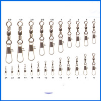 Accessoires de pêche à la carpe Terminal Tackle : Émerillon Crane avec mousqueton à verrouillage et mousqueton en forme de B