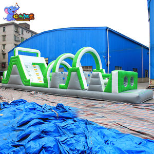 Maison de rebond personnalisée en usine Parcours d'obstacles interactif pour enfants Château de saut Parcours d'obstacles gonflable - Product Image 4