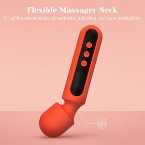 Vibromasseurs rechargeables par USB pour <span class=keywords><strong>femmes</strong></span>, stimulateur du point G, du gland et du clitoris, écran LCD, kit de vibromasseurs Passion Wand pour <span class=keywords><strong>femmes</strong></span> - Product Image 3