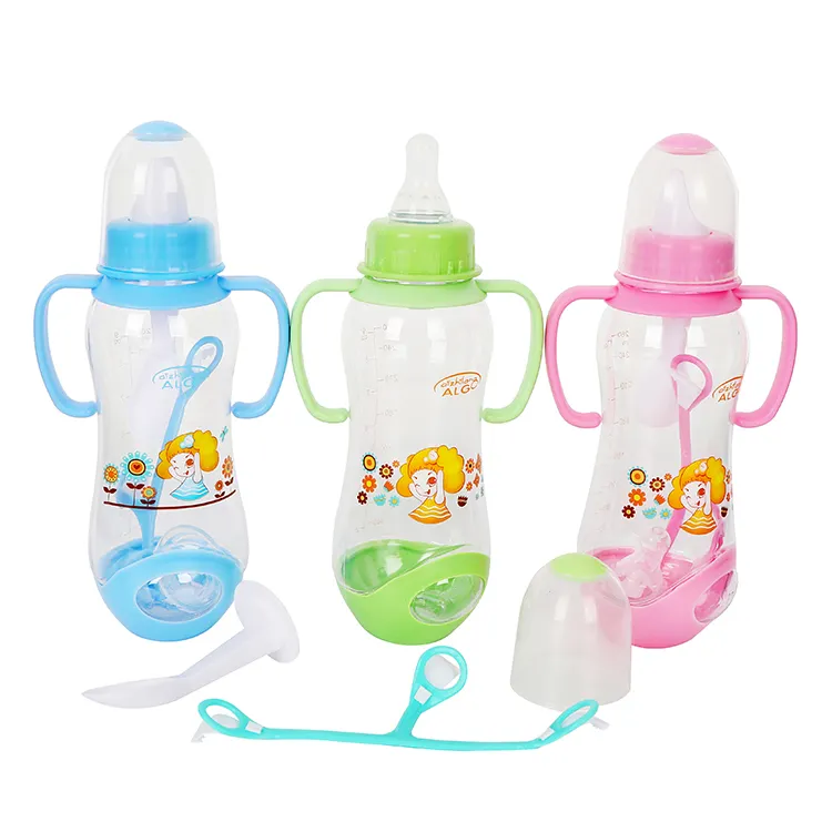 3 Gói Bình Sữa Ngộ Nghĩnh Độc Đáo Cho Bé 260Ml PP/PC Bình Sữa Cho Bé