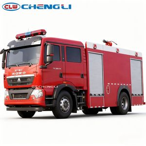 Autocisterna Antincendio SINOTRUK HOWO 8T 4x2 Manuale Euro 4 con Pompa e Avvolgitubo per la Lotta Antincendio nei Parco Industriali - Product Image 6