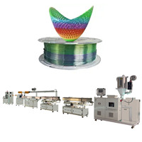 Ligne de production d'extrusion automatique à haute vitesse à vis unique pour filaments PLA/TPU/PETG/PP/Nylon, machine à monofilament et film.