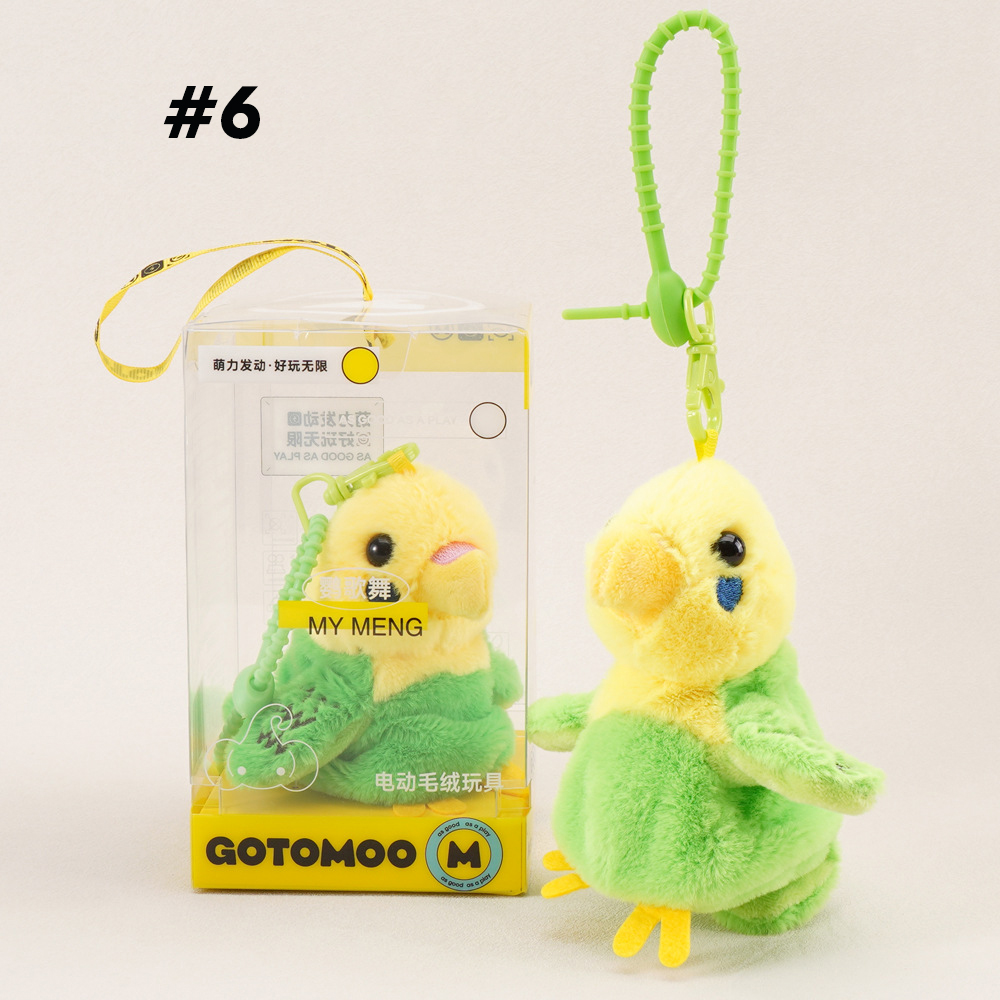 Jouet pour chat oiseau perroquet vert