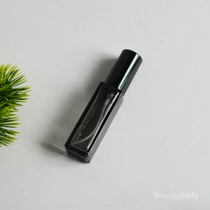 Luxury 3ml 5ml <b>10ml</b> Rectangle pink purple Blue Black Refillable Travel Size Glass Spray <b>Bottle</b> for Perfume Essential Oil - Product Image 4