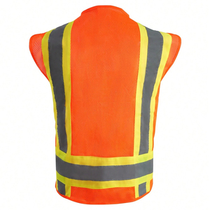 Chaleco de Seguridad Reflectante de Alta Visibilidad con Logotipo Personalizado, Chaleco Multifuncional de Seguridad para la Construcción, en Venta en Línea - Product Image 4
