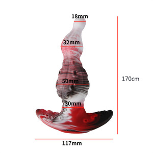 Tapón Anal con Forma de Tentáculo, Dildo con Base Curva Segura, Masajeador de Próstata de Silicona, Dilatador, Juguete Sexual para Mujeres y Hombres, Masturbación - Product Image 4