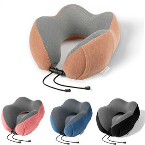 Oreiller de voyage personnalisé en mousse à mémoire de forme en forme de U, pliable, pour un voyage confortable - Product Image 4