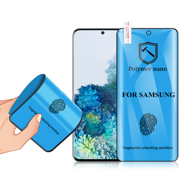PMMA Ceramics Protective Film for Samsung Galaxy S22 Ultra S22 Plus Note20 S21 Full Cover Soft Polymer Nano Screen Protector