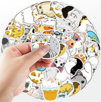 Vente flash, autocollants personnalisés bon marché, design de dessins animés, impression d'autocollants personnalisés, découpe à la forme, autocollant imperméable pour enfants
