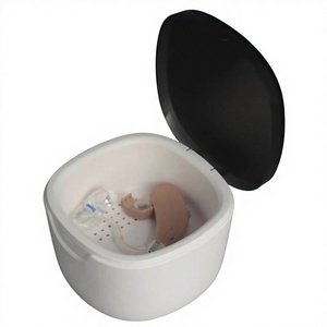 เครื่องอบแห้งอุปกรณ์ช่วยฟังด้วยรังสียูวี อุปกรณ์ทำความสะอาดเครื่องช่วยฟัง กล่องอบแห้งแคปซูล กล่องเก็บเครื่องช่วยฟัง ตัวลดความชื้นสำหรับเครื่องช่วยฟัง - Product Image 3