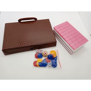 Customized Personalized Durable Lightweight Crystal Acrylic <b>Mahjong</b> Tiles 166pcs 30mm Mini Travel American <b>Mahjong</b> <b>Set</b> Custom - Product Image 1