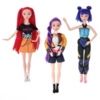 Poupée en plastique articulée de 11 pouces K-Witch Girl Group, thème Lumière et Musique, pour les 4-6 ans, fabriquée en Corée du Sud