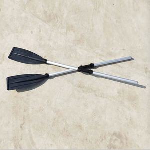 2pcs Detachable Aluminum Alloy <strong>Boat</strong> <strong>Paddle</strong> for Fishing Inflatable Surfing <strong>Boat</strong> - Product Image 3
