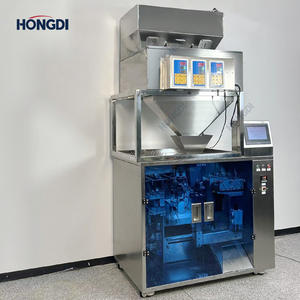 Máquina automática vertical para envasado de gránulos con pesadora multicabezal de alta precisión para bolsas de plástico, ideal para frutos secos, arroz, dulces y alimentos para mascotas. - Product Image 6