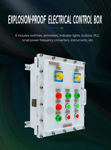 Boîte de distribution antidéflagrante certifiée ATEX ZTZN BXK51 220V/380V IP66 avec intérieur isolé en matériau anti-étincelles pour mine de charbon - Product Image 6