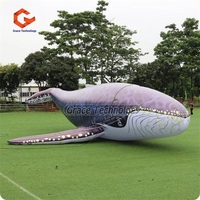 Dauphin Gonflable Géant Éclairage à Led Modèle Animal Dauphin pour Publicité Extérieure