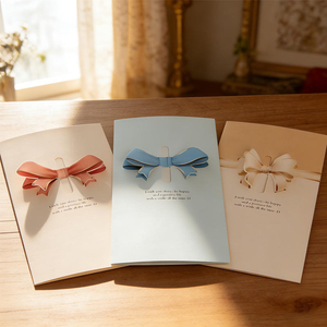 Carte de vœux personnalisée en papier blanc de 315 g/m² avec impression couleur, carte de remerciement, carte de vœux en papier imprimée en couleur personnalisée - Product Image 2