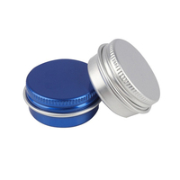 Fabricant de conteneurs Boîte de conserve en métal personnalisée Pot à bougie rond en métal aluminium pour crème cosmétique avec bouchon à vis