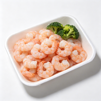 Boîte blister multi-cavités personnalisée en PET de qualité alimentaire, multicolore, pour produits frais, viande, poisson à emporter