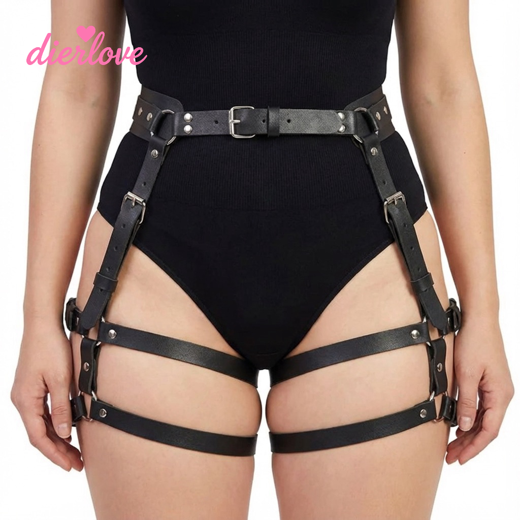 pinterest garter belt Women's Leather Pouch Belt main image 1