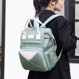 Portable Outdoor Mommy Backpack Large Capacity Baby Diaper Supplies <b>Storage</b> Bag - Product Image 2
