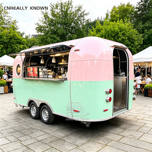 Food Truck de Luxe pour le Marché Français, Cuisine Mobile Moderne, Chariot à Crêpes, Gaufres et Desserts - Product Image 2