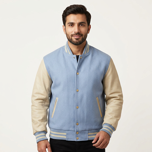 High Quality Varsity Jacket for Men Casual Autumn Wear <b>Top</b> Selling Street Wear Custom CollegeBaseballjacket for men - Product Image 1