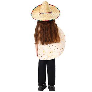 Disfraz de Burrito Mexicano para Niñas, Disfraz de Carnaval, Halloween, Actuación, Cosplay Infantil, Primavera 2025 - Product Image 4
