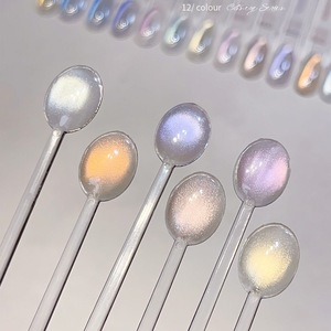 LADAI Twilight <span class=keywords><strong>Saga</strong></span> เจลทาเล็บคริสตัลแคทอาย 12 สี โปร่งแสง ออโรร่า แม่เหล็ก ยูวี เจล ชุดทำเล็บ - Product Image 4