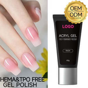 เจลทาเล็บแบบ OEM ขายส่ง มีตัวอย่างฟรี ติดทนนาน เจลกลิตเตอร์ DIY สำหรับทำเล็บเอง ยี่ห้อส่วนตัว โพลีเจล อะคริลิคเจล สำหรับต่อเล็บ - Product Image 1