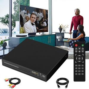 Lecteur <span class=keywords><strong>DVD</strong></span> pour TV 1080P Full HD Lecteur CD Toutes régions Sortie HDMI/AV gratuite Câble inclus Système PAL/NTSC <span class=keywords><strong>intégré</strong></span> - Product Image 2