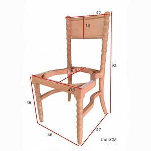 Modern Solid Wood <strong>Spindle</strong> Dining <strong>Chair</strong> with Velvet Upholstery Stackable Natural Finish for Home Hotel &amp; Outdoor Use - Product Image 4