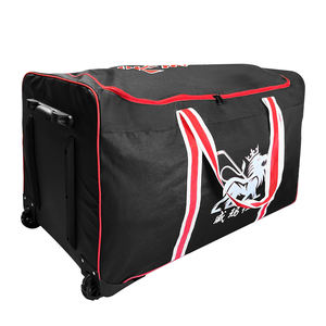 Sac de voyage à roulettes haute capacité avec poignée rétractable pour équipement de gardien de but adulte pour le hockey sur glace - Product Image 6